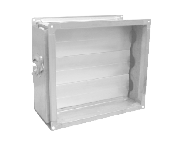 Registre de dosage rectangulaire