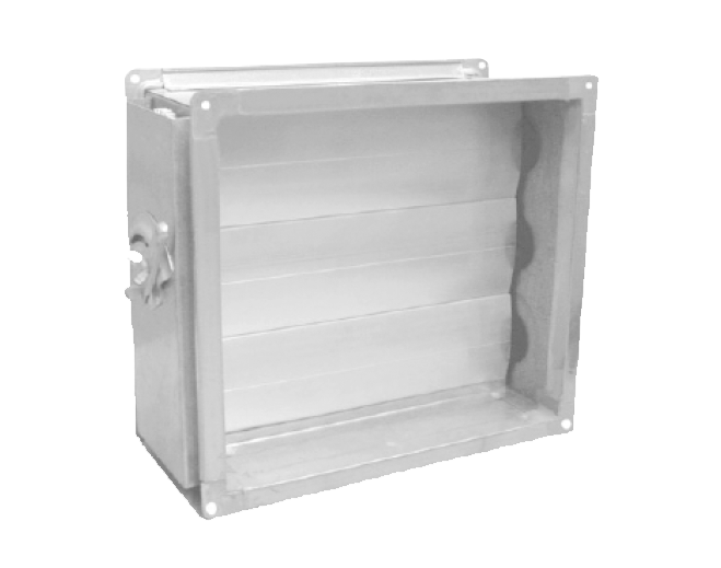 Registre de dosage rectangulaire
