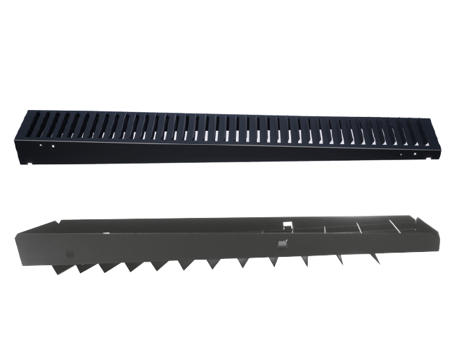 Registre Glissière pour Grille Conduit Circulaire
