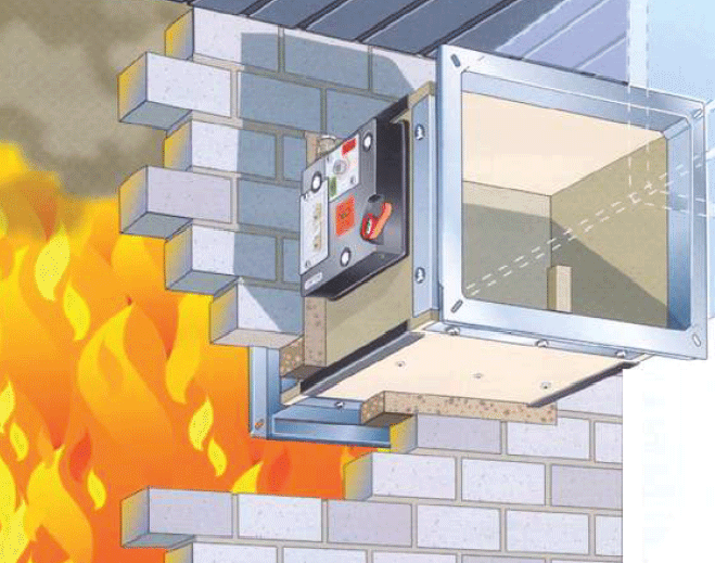 Clapet Coupe-Feu Rectangulaire