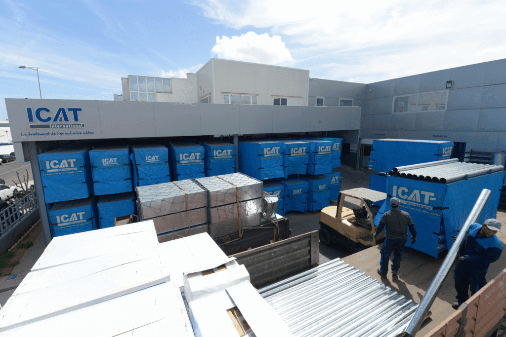 Caisson ventilation haute performance pour bâtiment industriel au Maroc
